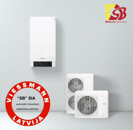 Viessmann Vitocal 100-S siltumsūknis 6.0kW (3,0-7,7kw)  bez dzesēšanas funkcijas