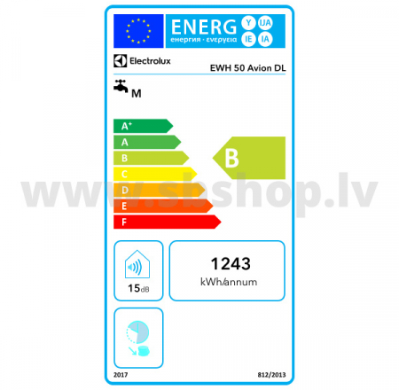 Electrolux elektriskie boileri EWH 50 DL Froma