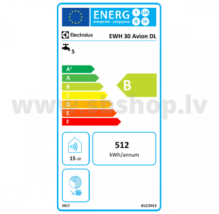 Electrolux elektriskie boileri EWH 30 DL Formax