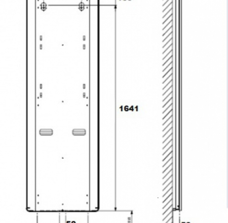 DeLonghi dizaina radiatori Leggero 1800*600 antracīts