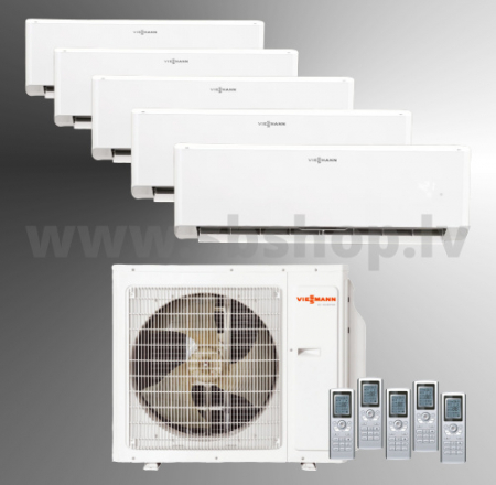 Viessmann Vitoclima Multisplit 300-S/HE ārējais bloks 12.1kW/13kW (līdz 5 iekšējām iekārtām)