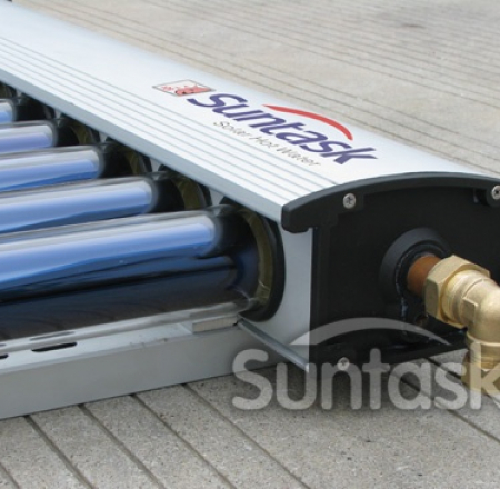 SUNTASK Saules kolektors SR20-58/1800, 2,57m2 slīpam jumtam (manifolds+2x10 lampas)