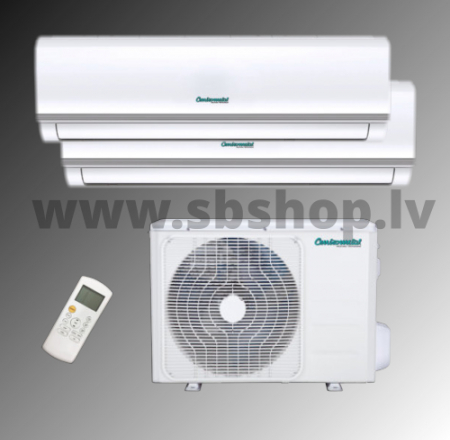 Centrometal kondicionieri/siltumsūkņi gaiss gaiss DUAL SPLIT 2x9000 BTU R32 A/C=4.10kW;Apk:4.40kW