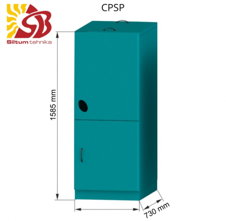 CENTROMETAL Granulu bunkurs CPSP 14-50 (340L)