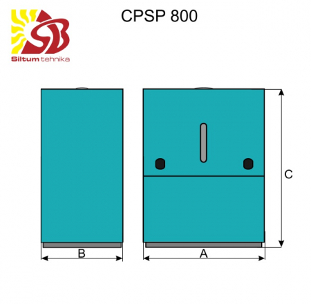 CENTROMETAL Granulu bunkuri CPSP 800