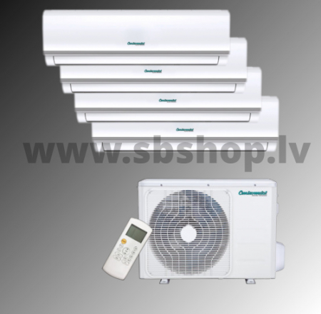 Centrometal kondicionieri/siltumsūkņi gaiss gaiss QUADRUPLE SPLIT 3x9000 +12000 BTU/h R32 A/C=10.60;Apk:11.10kW