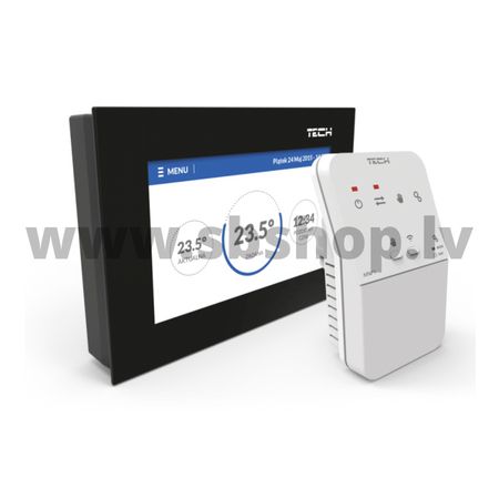 TECH Istabas termostats EU-283C, krāsains