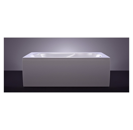 Vanna CLASSICA 180x75cm balta ar paneli un sifonu