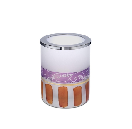 Turētājs zobu birstēm DECO ROUND, hromēts