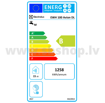 Electrolux elektriskie boileri EWH 100 DL Formax