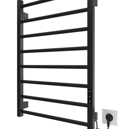 MARIO Dvieļu žāvētājs LEEDS elektrisks 770x530mm melns matēts
