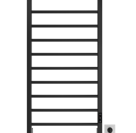 MARIO Dvieļu žāvētājs LEED elektrisks 1170x530mm melns matēts