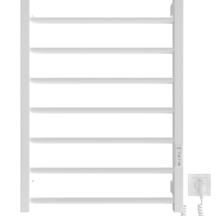 MARIO Dvieļu žāvētājs LEED elektrisks 770x530mm balts matēts