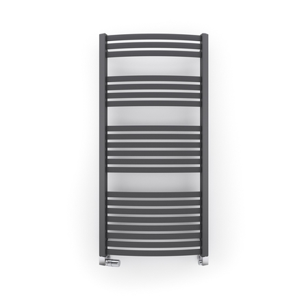 Dvieļu žāvētājs TERMA DEXTER 860x600mm Mettalic black krāsā