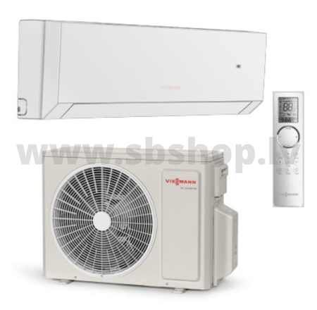 Viessmann Vitoclima 230-S Dynamic 3,5kW kondicionieris WIFI+MI+UVC lampa