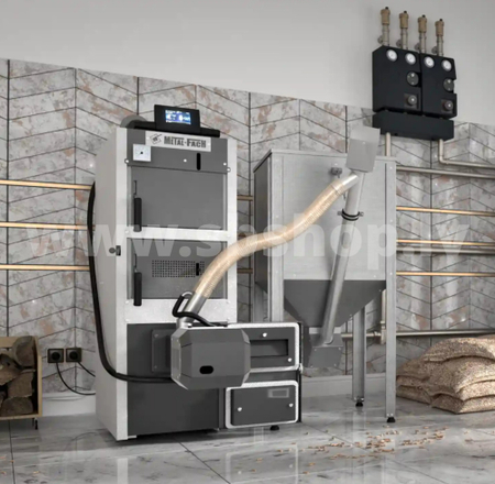 Sokol granulu apkures katli SEMAX BASIC DUO 15kW