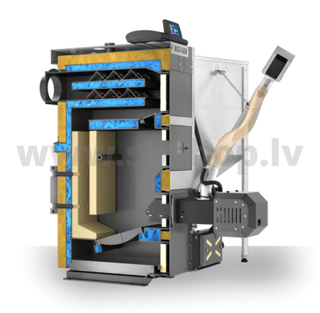 Sokol granulu apkures katli SEMAX BASIC DUO 15kW