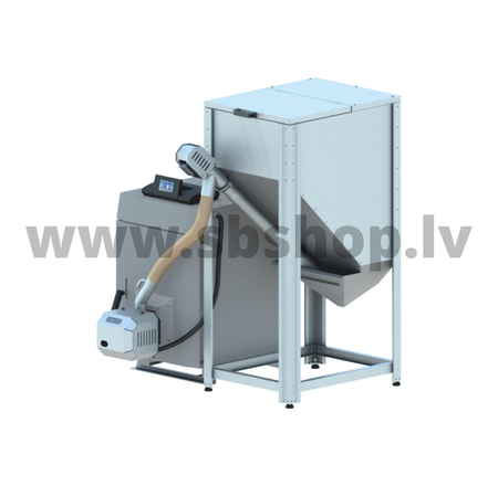 Granulu apkures katli SOKOL SLIM PELLET MINI 10 kW  ar automātisko degļa tīrīšanu
