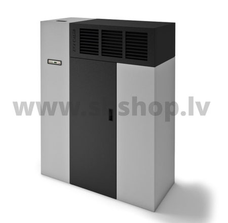 Granulu kamīns ar gaisa apsildi Eva Calor DUNA 20,5 kW