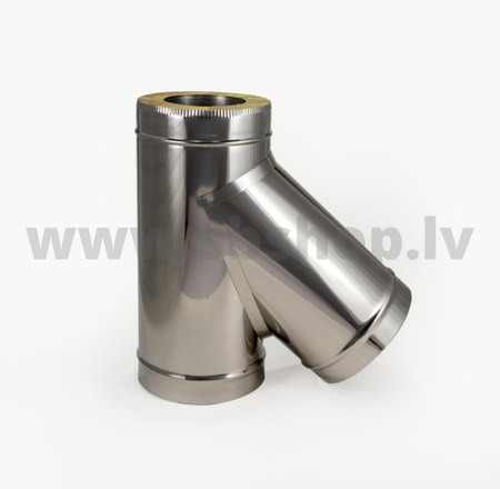 PRO Skursteņa Izolēts trejgabals D120/220 45gr. ar noslēgkorķi