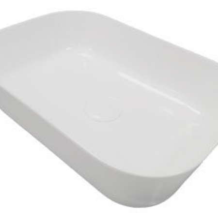 Izlietne HATRIA HAPPY HOUR 18:00S, 55x38x15cm, balta liekama uz virsmas