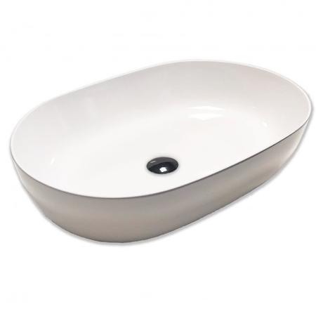 Izlietne HATRIA HAPPY HOUR 12:00S, 57x38x15cm, balta, liekama uz virsmas