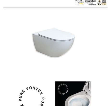 HATRIA CENTRICA VORTEX pods piekarams ar SOFTCLOSE vāku