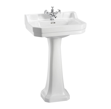 Pjedestāls BURLINGTON izlietnei 82.5 cm, balts