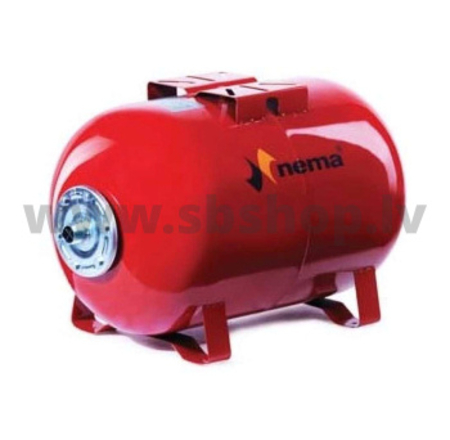 Hidrofors NEMA NEQ 24L, 10bar, 1'' horizontāls, BUTYL