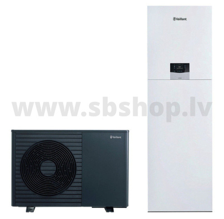 VAILLANT Siltumsūkņa gaiss-ūdens iekšējais bloks aroTHERM Pro VIH QW 190/7 E C2 12L ar tvertni 190L