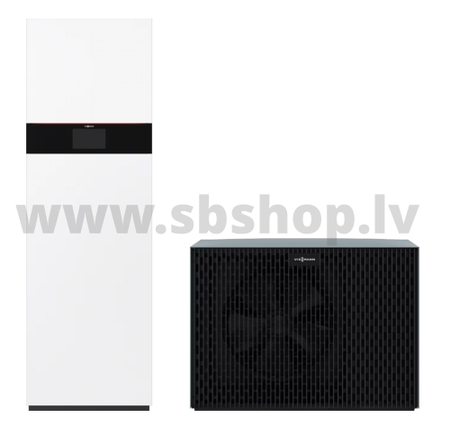 Viessmann Vitocal 222-S One Base siltumsūknis 6.4kW (2,6-9kW) ar dzesēšanas funkciju un AC