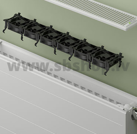 KERMI X-Flair 22-554*600 radiators ar ventilatoru sāna pieslēgumu
