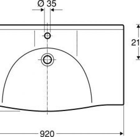 Izlietne SIGN ART 920*520mm balta IFO 74820