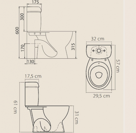 WC Pods JIMMY bērnu sienas izv.ar skal.kasti un vāku un dekoru